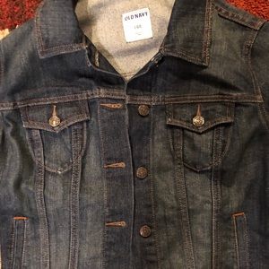 Old Navy Dark Denim Jean jacket Size L